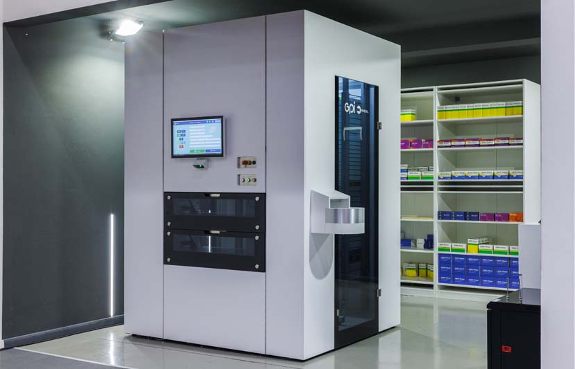 Magazzino robotizzato per il reparto ospedaliero